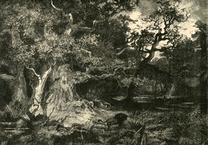 Ein alter deutscher Wald, 1890