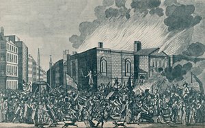 Eine genaue Darstellung des Brennens, Plünderns und Zerstörens von Newgate durch die Aufständischen