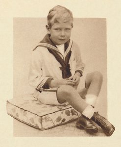Ein Hinweis auf eine zukünftige Karriere: Prinz Albert im Matrosenanzug von Unbekannt