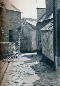 Ein alter Teil von St Ives, Cornwall, als Slum-Sanierungsgebiet ausgewiesen, 1935