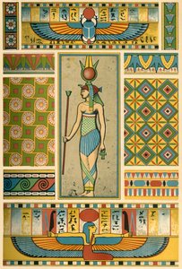 Altägyptische Dekoration, 1898 von Unbekannt