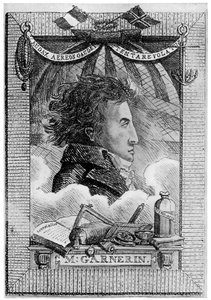 Andre Jacques Garnerin, französischer Aeronaut und erster Fallschirmspringer