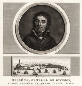 Andre Massena, Herzog von Rivoli, Divisionsgeneral, Oberbefehlshaber der Armee von Italien