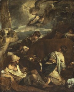 Verkündigung an die Hirten, ca. 1710 von Unbekannt
