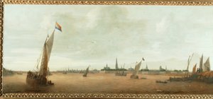 Ansicht von Antwerpen von Unbekannt