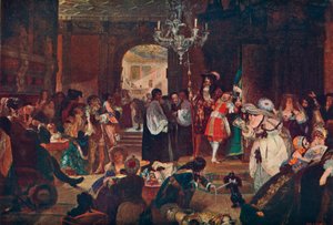 Vorkammer in Whitehall während der Sterbenden Momente von Karl II., 1685, 1905