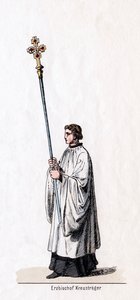 Kreuzträger des Erzbischofs, Kostümentwurf für Shakespeares Stück 