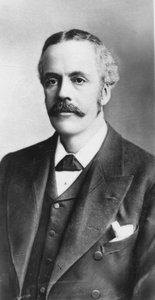 Arthur James Balfour 1848-1930, schottisch-britischer Staatsmann und Philosoph
