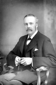 Arthur James Balfour 1848-1930, schottisch-britischer Staatsmann und Philosoph, ca. 1890 von Unbekannt
