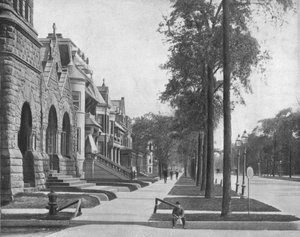Ashland Avenue, Chicago, Illinois, USA, ca. 1900