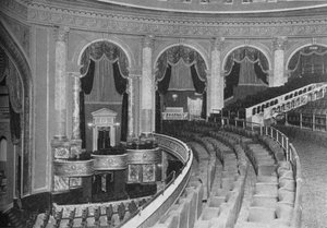 Auditorium vom Balkon, Fox Theatre, Philadelphia, Pennsylvania, 1925