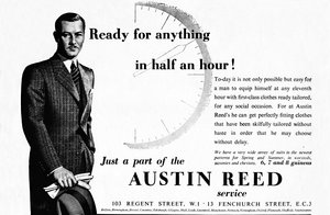 Austin Reed - Bereit für alles in einer halben Stunde, 1937