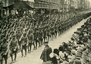 Australische Truppen, Melbourne, Erster Weltkrieg, ca. 1915, ca. 1920