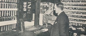 Automatische Ticket- und Wechselgeldmaschinen in Westminster, 1926