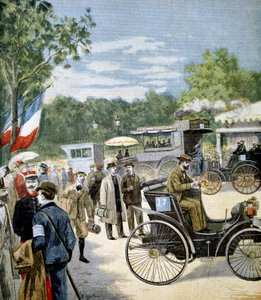 Automobil-Zuverlässigkeitsprüfung zwischen Paris und Rouen, gesponsert von Le Petit Journal, 1894 von Unbekannt