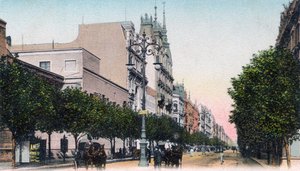 Avenida de Mayo, Buenos Aires, Argentinien, frühes 20. Jahrhundert von Unbekannt