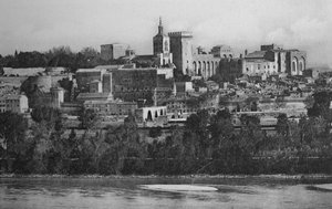 Avignon - Ansicht von Villeneuve, ca. 1925