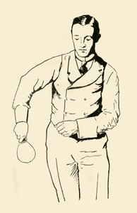Rückhand-Aufschlag von der rechten Seite, 1902