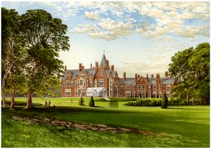 Bagshot Park, Surrey, Wohnsitz des Herzogs von Connaught, ca. 1880