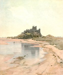 Bamborough Castle, 1891, um 1900
