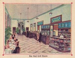 Bar und Grillraum - Hotel Florida - Havanna - Kuba