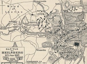 Schlacht bei Heilsberg, 10. Juni 1807, 1896 von Unbekannt