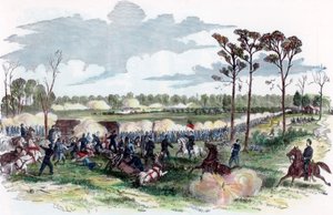 Schlacht von Shiloh, Tennessee, Amerikanischer Bürgerkrieg, 6. April 1862 von Unbekannt