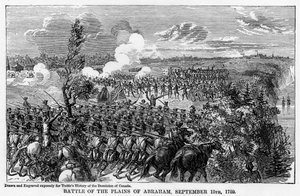 Schlacht auf den Ebenen von Abraham, 13. September 1759, 1877 von Unbekannt