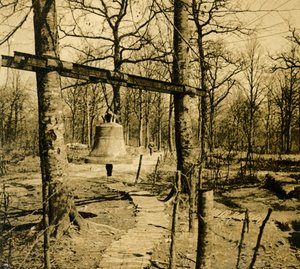 Glocke zur Warnung vor Gasangriff, um 1914-1918