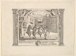 Benefizkarte für Joe Miller, 1790er Jahre