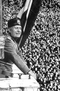 Benito Mussolini 1883-1945, italienischer faschistischer Diktator