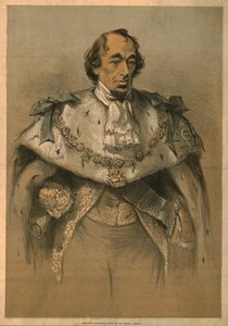 Benjamin Disraeli, um 1870 von Unbekannt