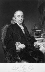 Benjamin Franklin, amerikanischer Wissenschaftler, Erfinder und Staatsmann, späte 18. Jahrhundert