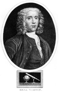Benjamin Martin, englischer Mathematiker und Instrumentenbauer, ca. 1730er von Unbekannt