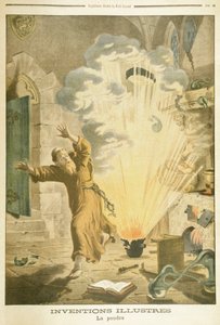 Berthold Schwart, deutscher Franziskanermönch und Alchemist des 14. Jahrhunderts, 1901 von Unbekannt
