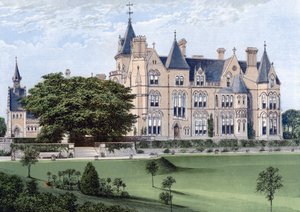 Bestwood Lodge, Nottinghamshire, spätes 19. Jahrhundert