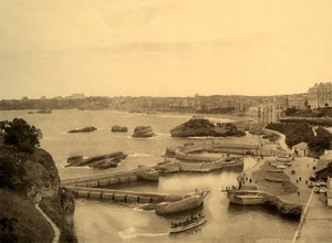 Biarritz - Der Fischerhafen, ca. 1930
