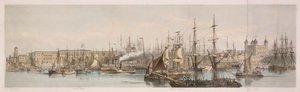 Billingsgate, Zollhaus und der Tower of London von Unbekannt