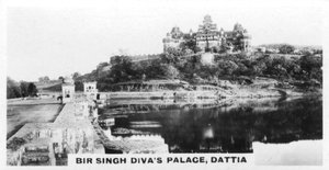 Palast von Bir Singh Deo, Datia, Indien, ca. 1925