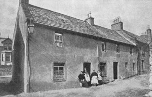 Geburtsort von J.M. Barrie 1860-1937, schottischer Dramatiker und Romanautor, Kirriemuir, Angus, Schottland