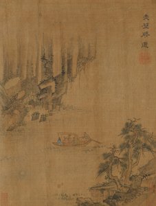 Bootsfahrt zur Roten Klippe, möglicherweise Ming-Dynastie, 1368-1644