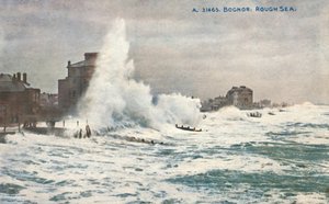 Bognor: Raues Meer, spätes 19. - frühes 20. Jahrhundert