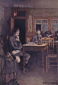 Bonaparte im Jahr 1792 als Besucher eines Sechs-Sous-Restaurants in Paris von Unbekannt