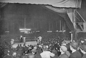Boxen im Wonderland, London, um 1903 von Unbekannt