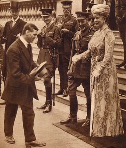 Tapferkeit in Zivil: Lachen mit dem König und der Königin, 1920er oder 1930er, 1935 von Unbekannt