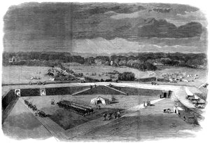Brigadegeneral Havelock verlässt die Festung von Allahabad, um Cawnpore zurückzuerobern, 1857 von Unbekannt