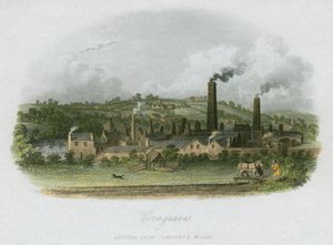 British Iron Companys Werke in Corngraves, nahe Halesowen, West Midlands, um 1835 von Unbekannt