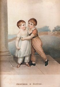 Bruder und Schwester, um 18. Jahrhundert