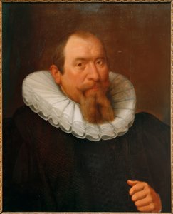 Brustbildnis eines Herrn mit langem Kinnbart, nach rechts von Unbekannt