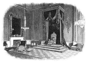 Buckingham Palace: Der Thronsaal, 1886